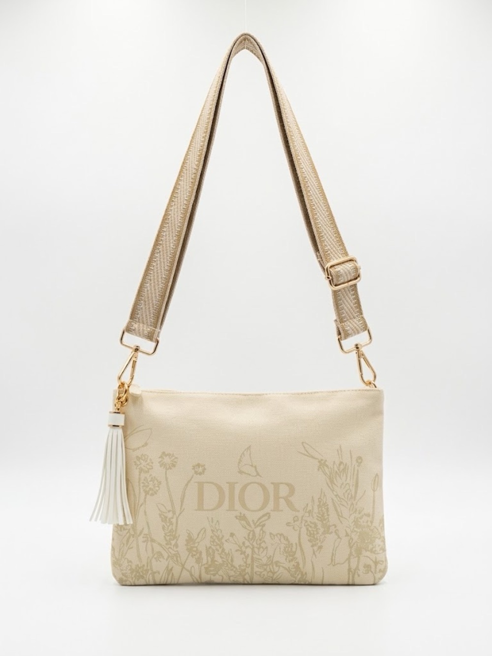 DIOR Beauty VIP Gift Convertible Crossbody Pouch Bag with Adjustable Strap GWP